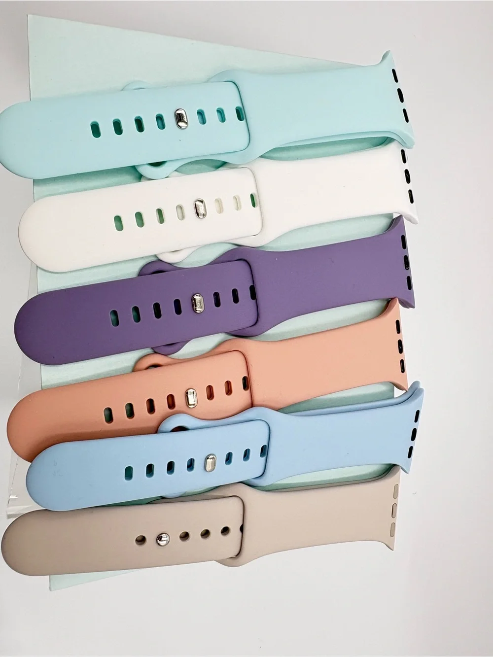 NEW 6 Pack Silicone & 2 Pack Braided 38 mm Watch Bands - Apple Watch